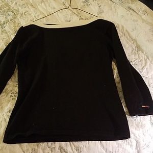 Tommy Hilfiger Black 3/4 Sweater